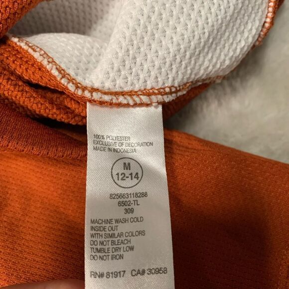 Y2K Nike Center Swoosh Texas‎ Longhorns Orange Hoodie Womens Medium - Picture 7 of 7